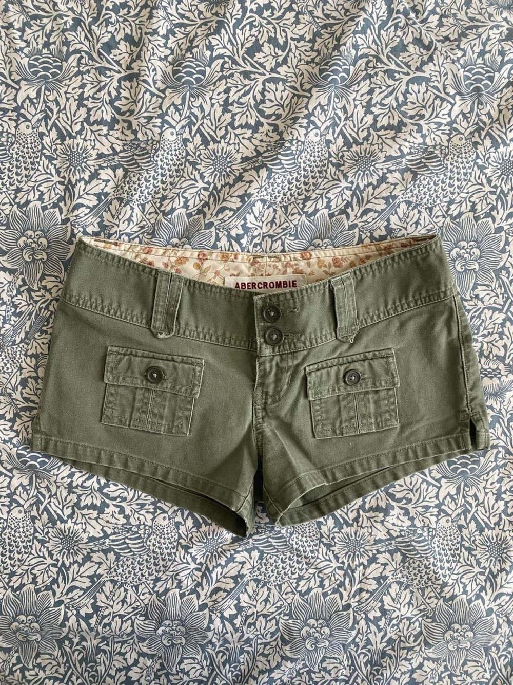 Abercrombie Micro Khaki Shorts